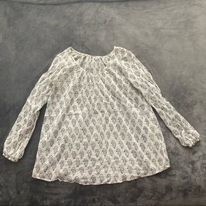 Edition Gold, limited edition, Women’s pattern blouse top. Size Medium.